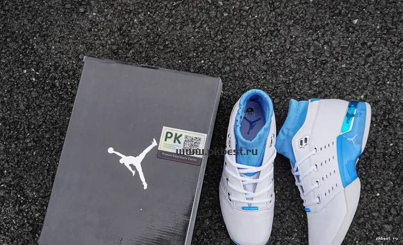 GOD PK 17 Jordan SHIP MATERIALS Blue TO Retro RETAIL SP READY University Low 0604
